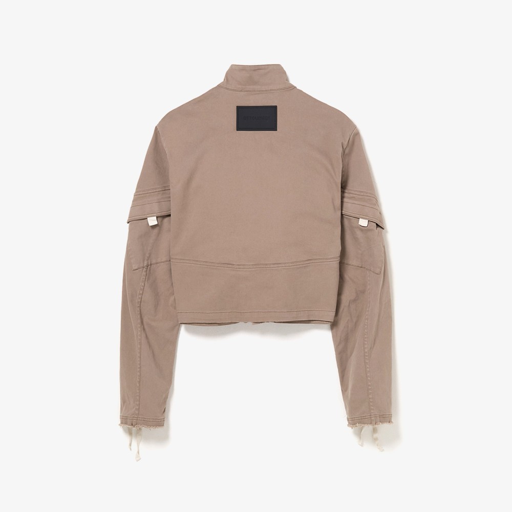 Cropped Cargo Jacket