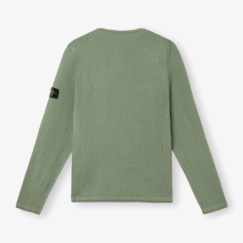 Organic Cotton Crewneck 'Sage Green'