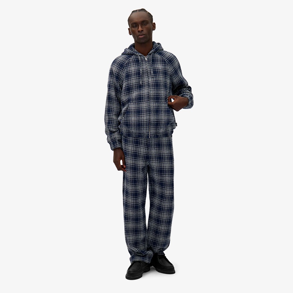 Square Fabric Pants 'Plaid'