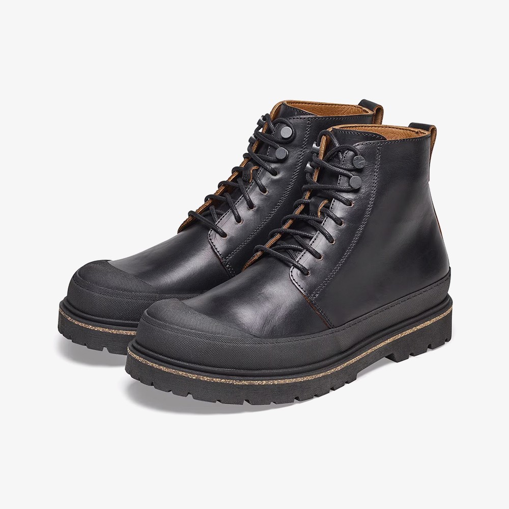 Prescott Lace Men Oiled Leather 'Black'