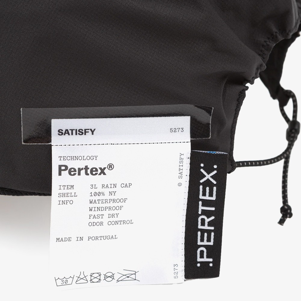 Pertex 3L Rain Cap 'Black'