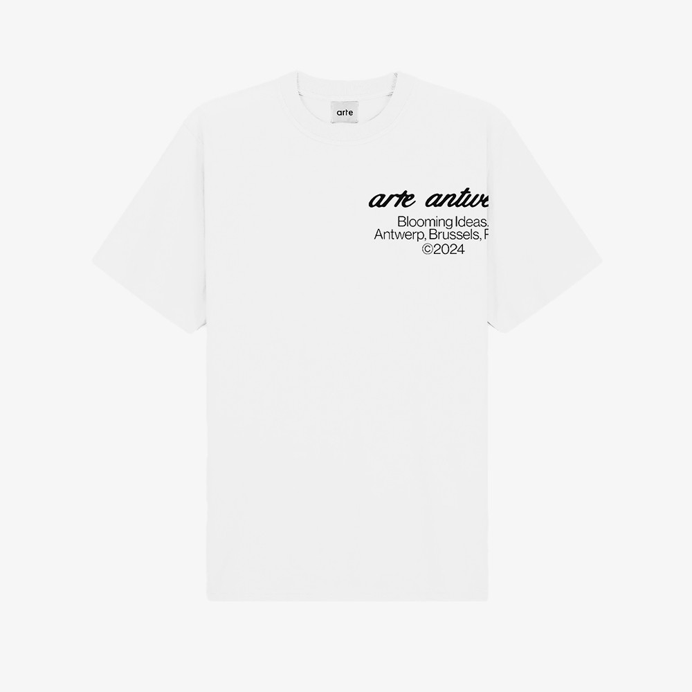 Blooming Ideas Sleeve T-shirt 'White'