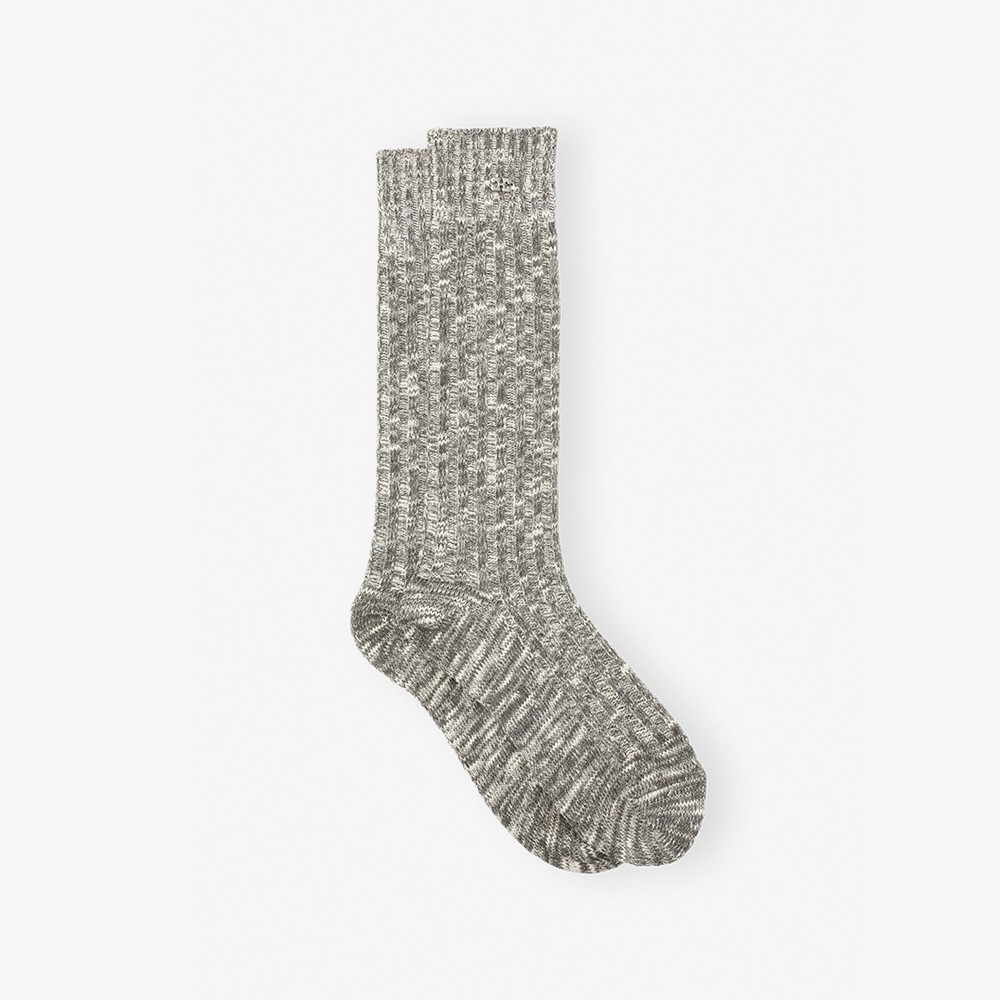 Chunky Cotton Socks 'Grey'