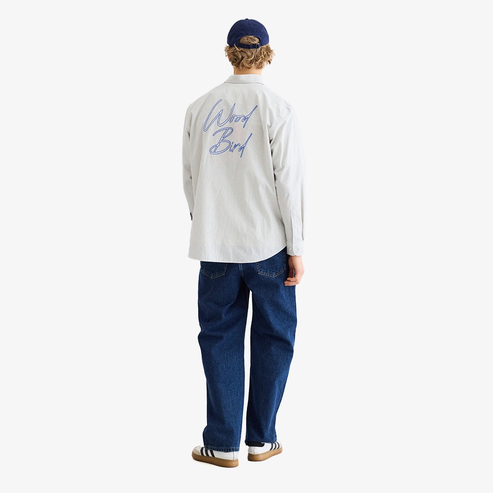 WBYuzo Italics Shirt 'Off White'