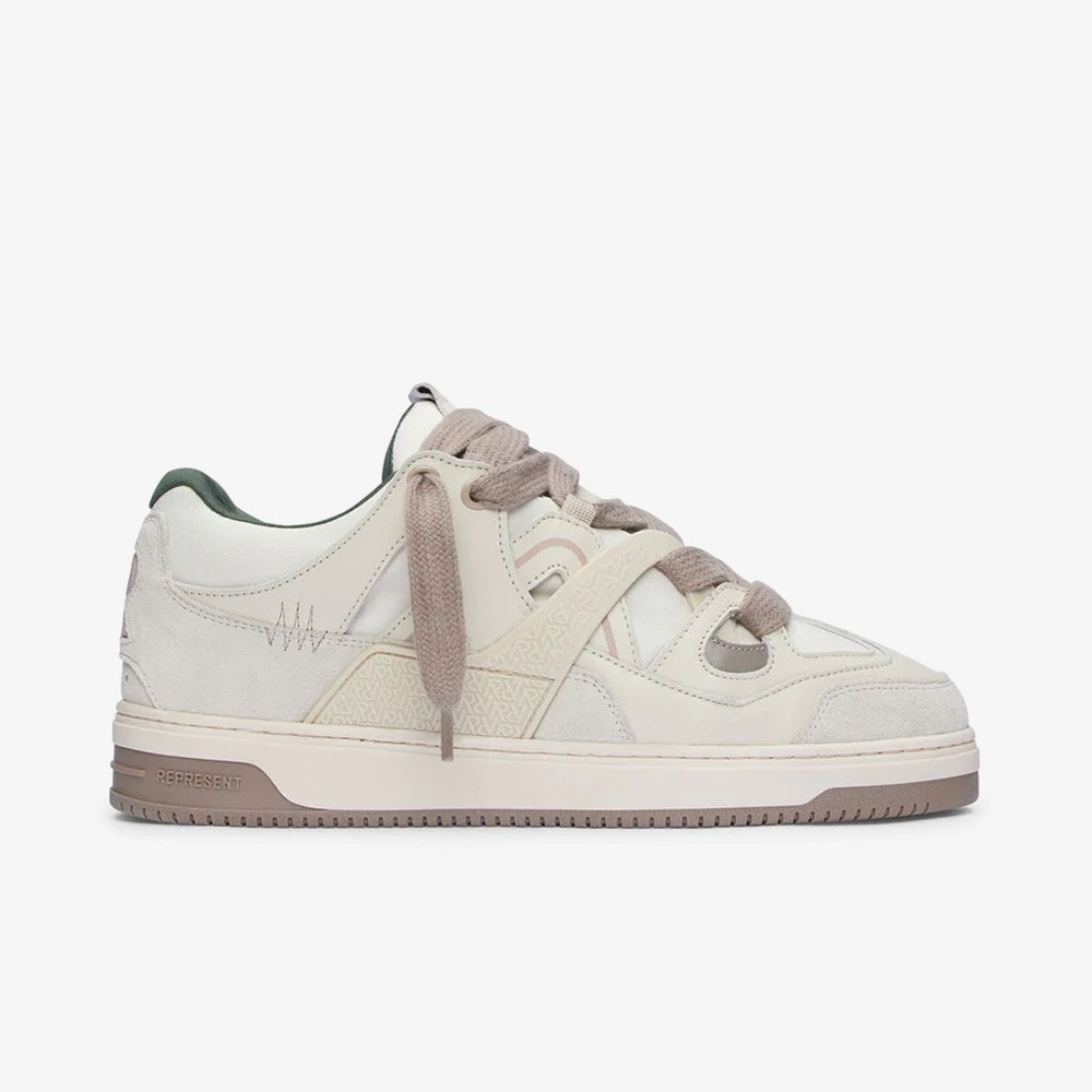 Bully panelled sneakers 'Cream'