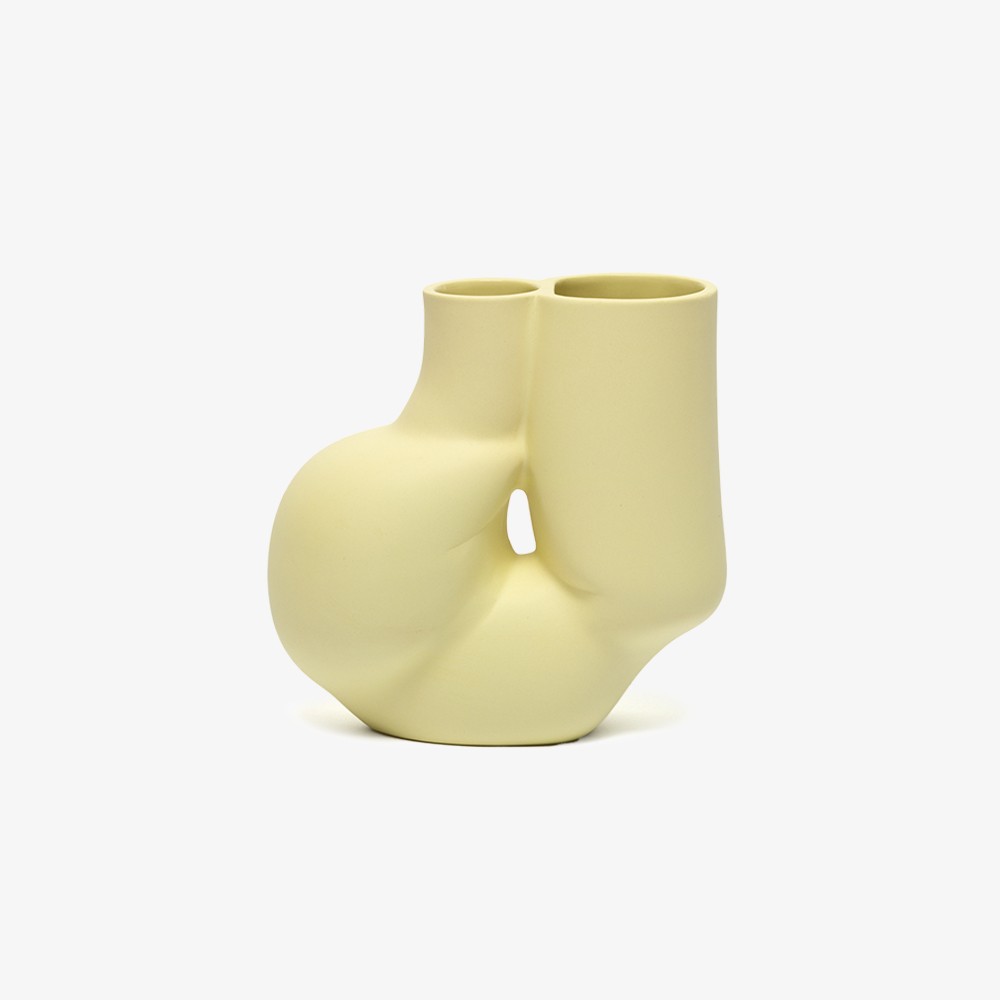 W&S Chubby Vase 'Soft Yellow'