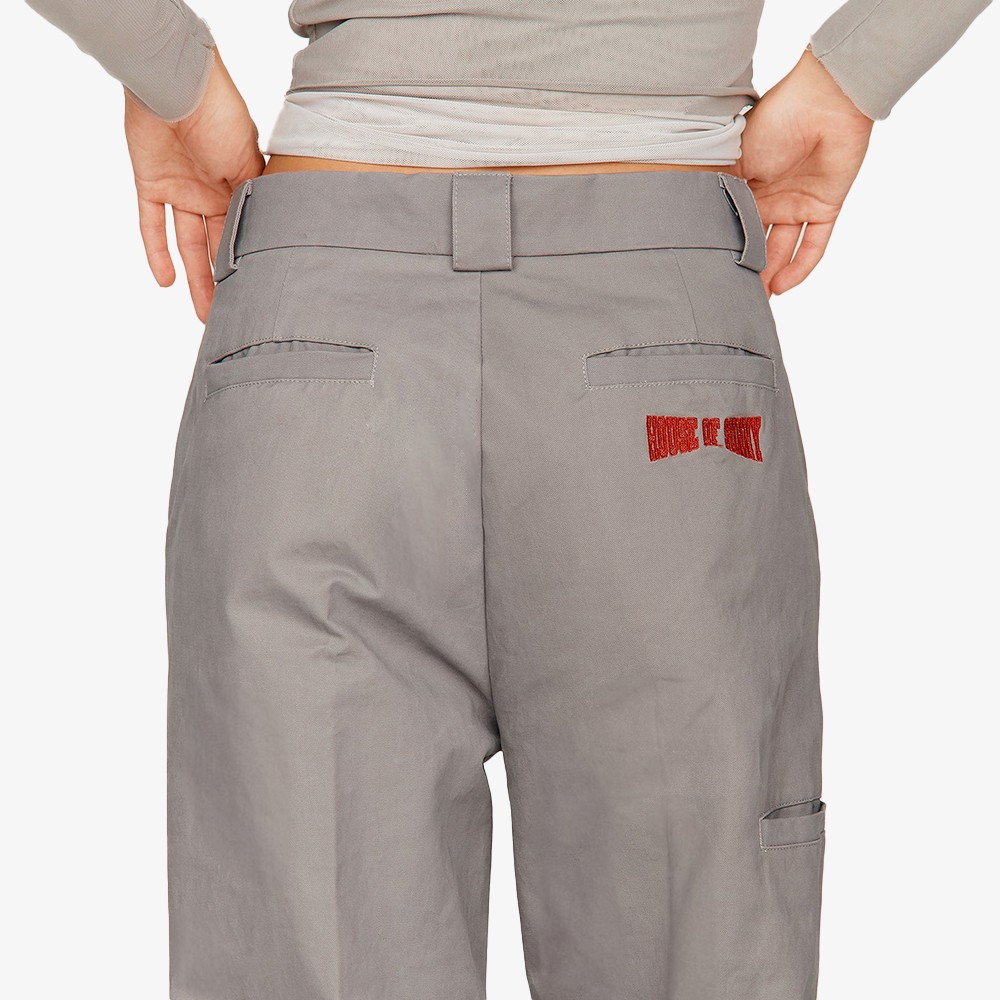 Canvas Worker Pants 'Grey'