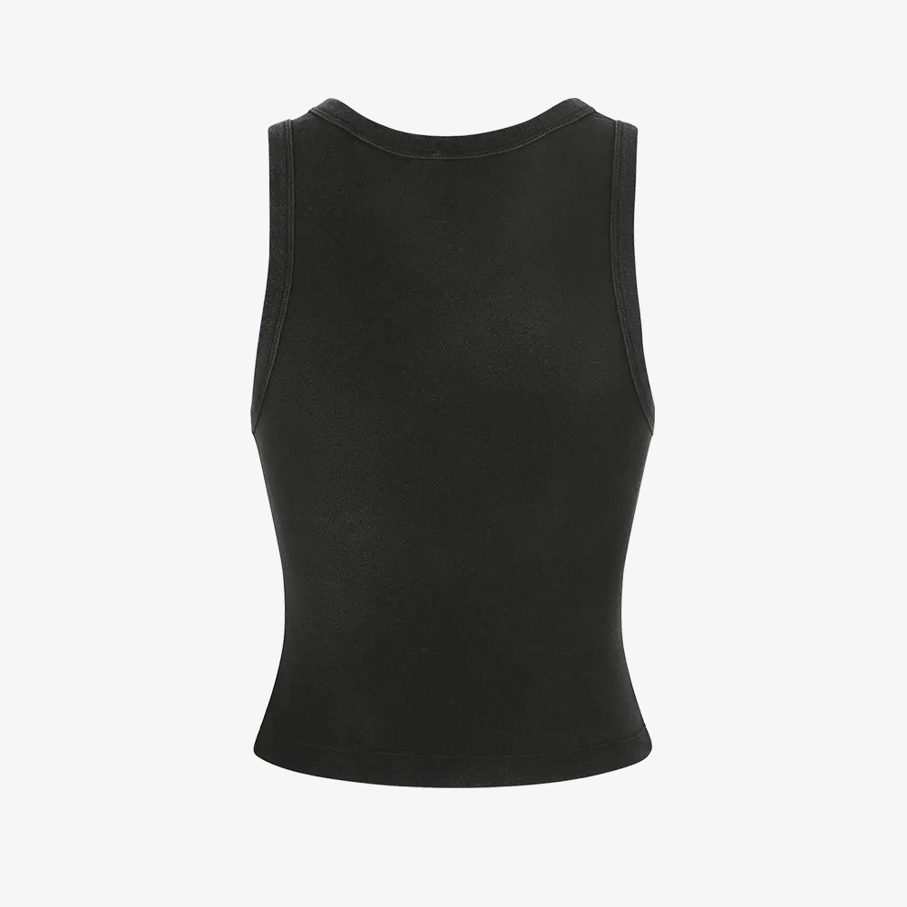 Cropped Tank Top 'Washed Black'