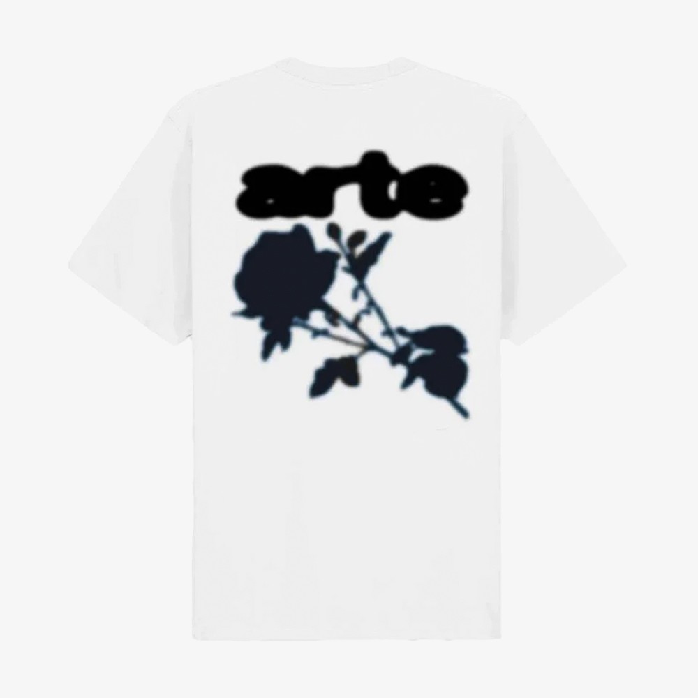 Blur Flower T-shirt 'White'