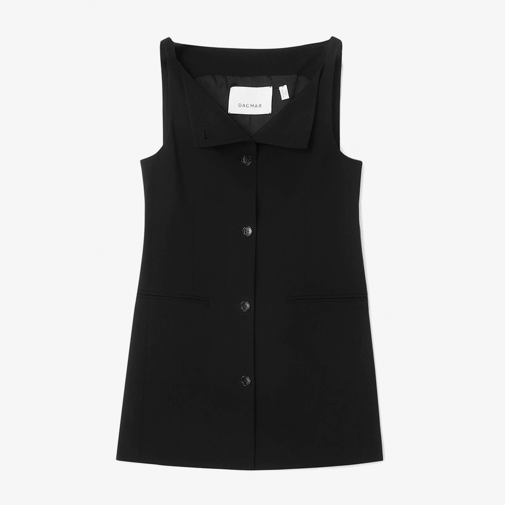 Tailored Squared Top 'Black'