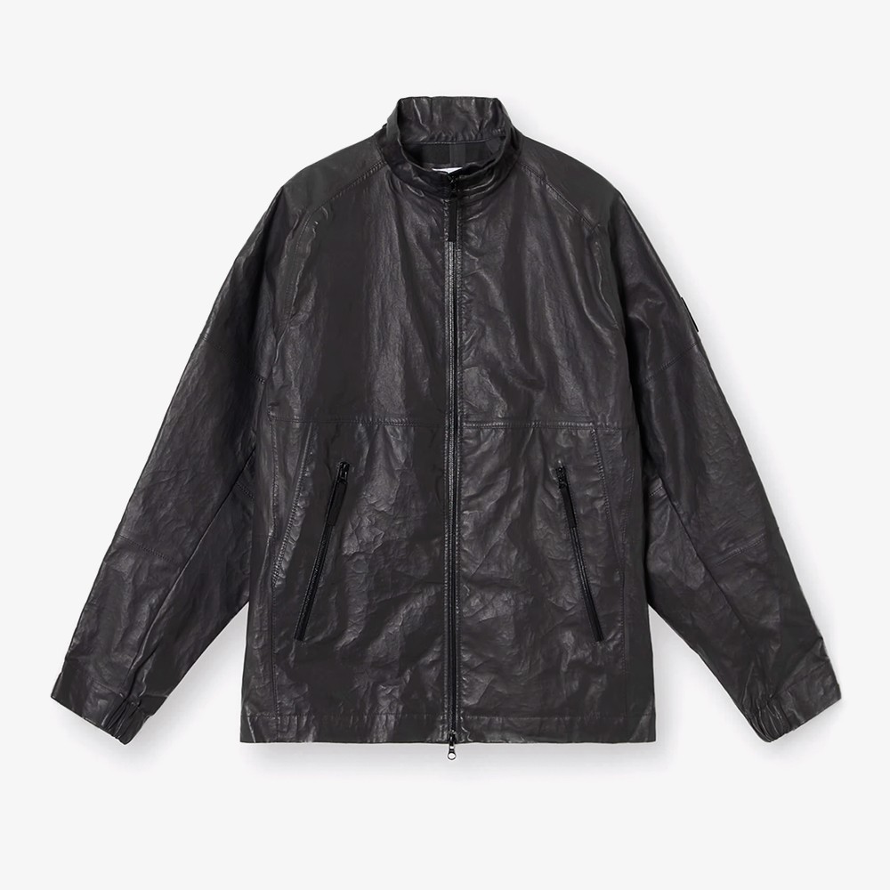 Light Leather Organza Jacket 'Black'