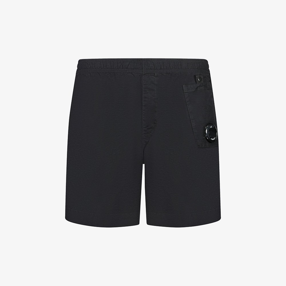 Flatt Nylon Utility Swim Shorts 'Black'