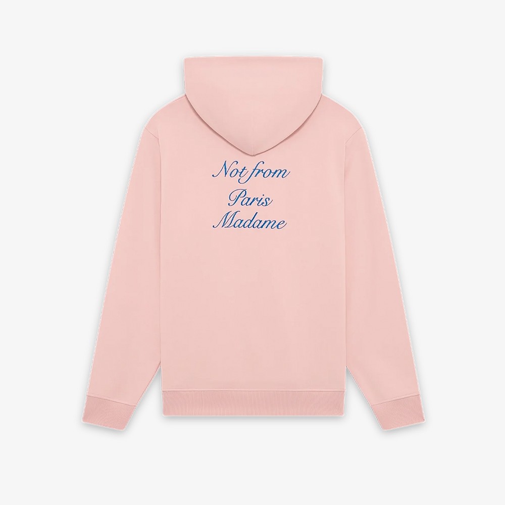 Le Hoodie Slogan Cursive 'Light Pink'