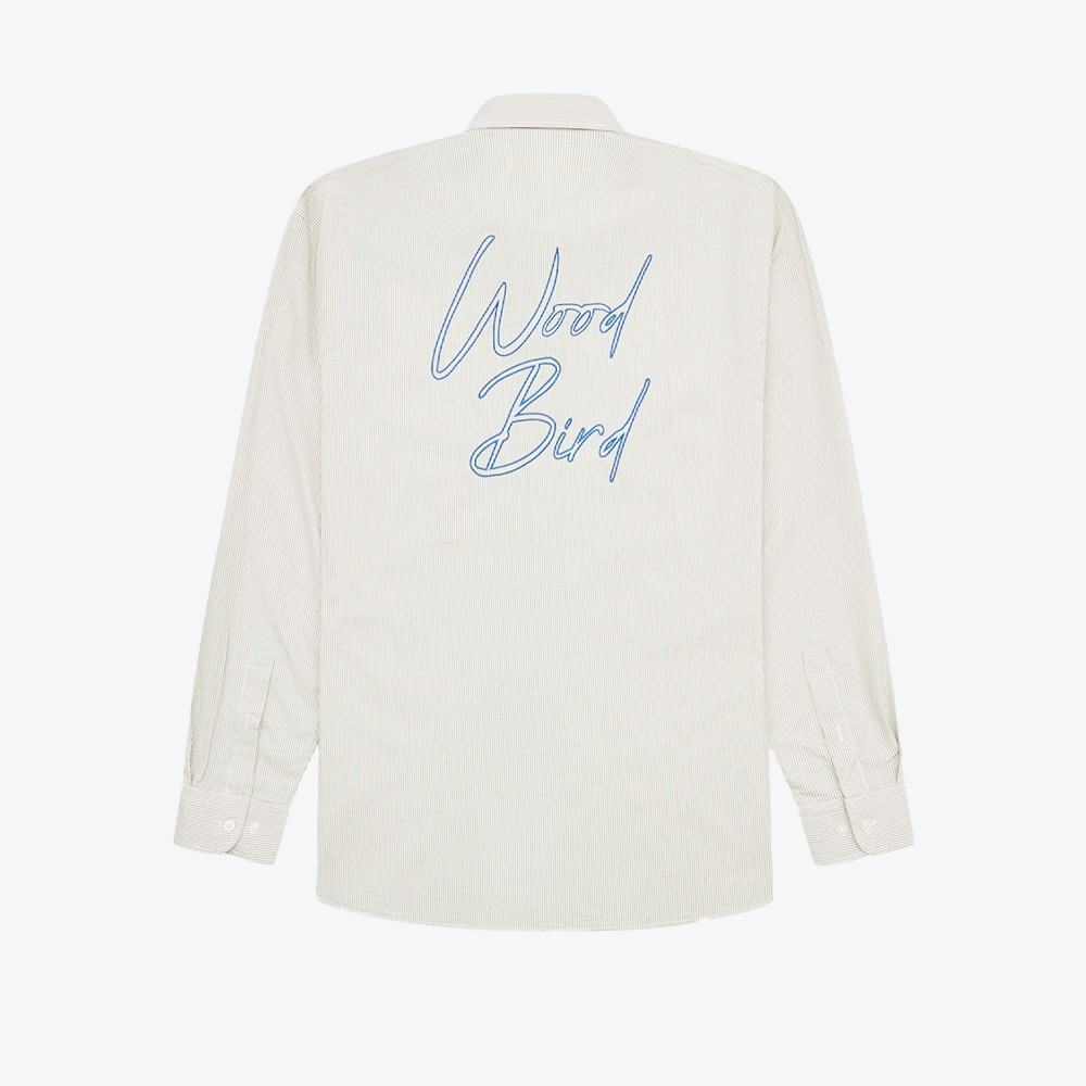 WBYuzo Italics Shirt 'Off White'