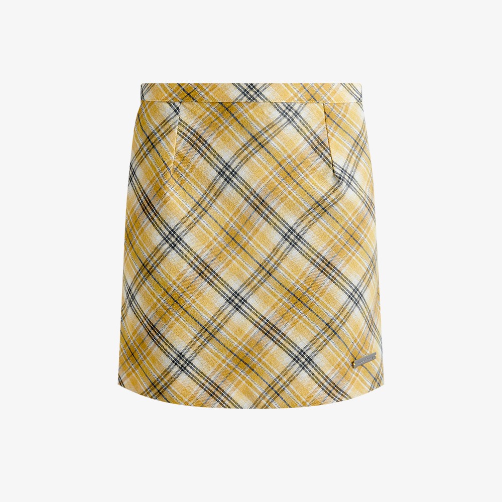 Bias Cut Mini Skirt 'Multi'