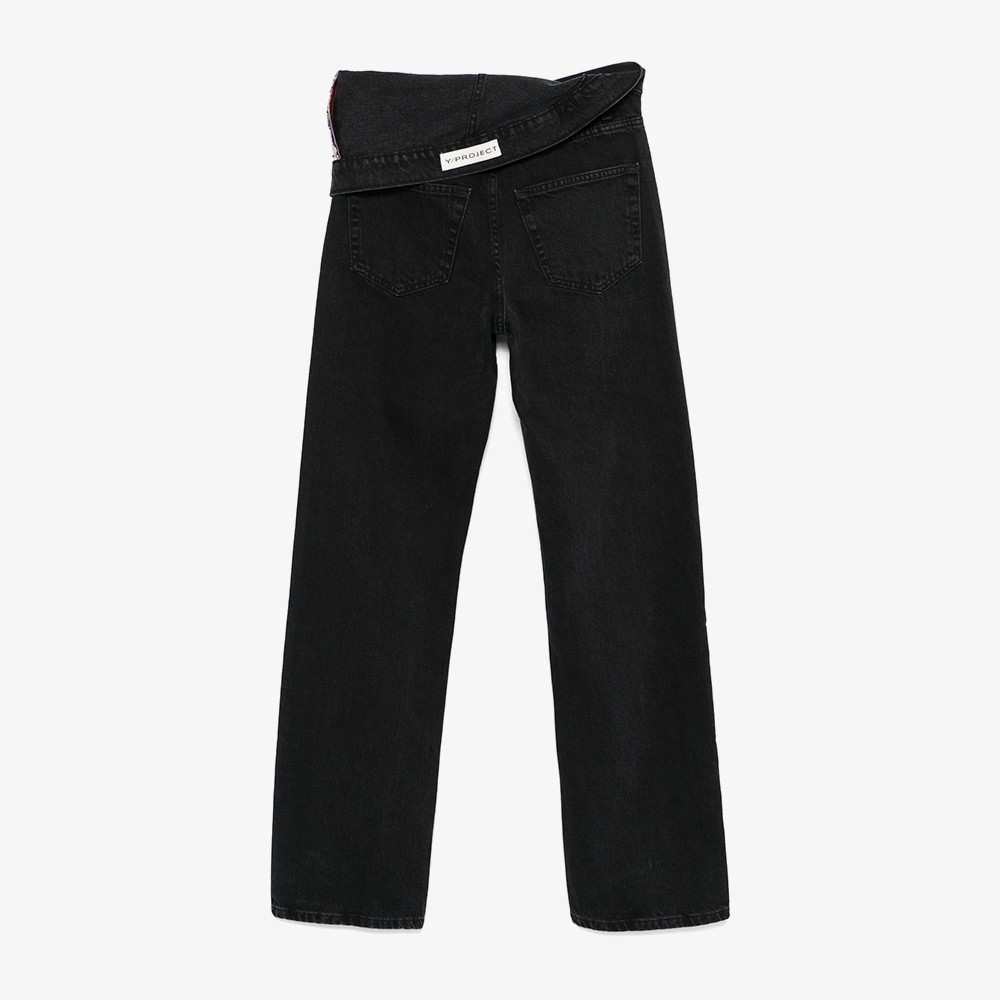 Evergreen Asymmetric Jeans 'Black'