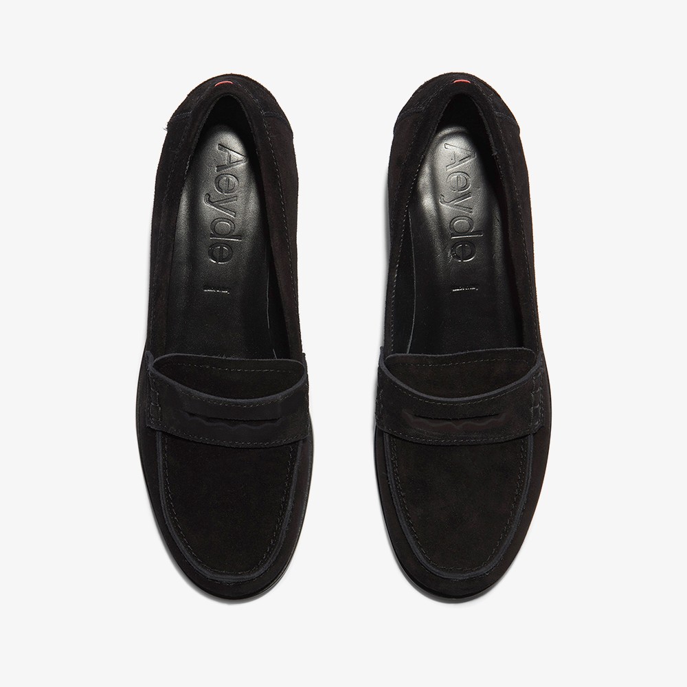 Oscar Cow Suede Leather 'Black'