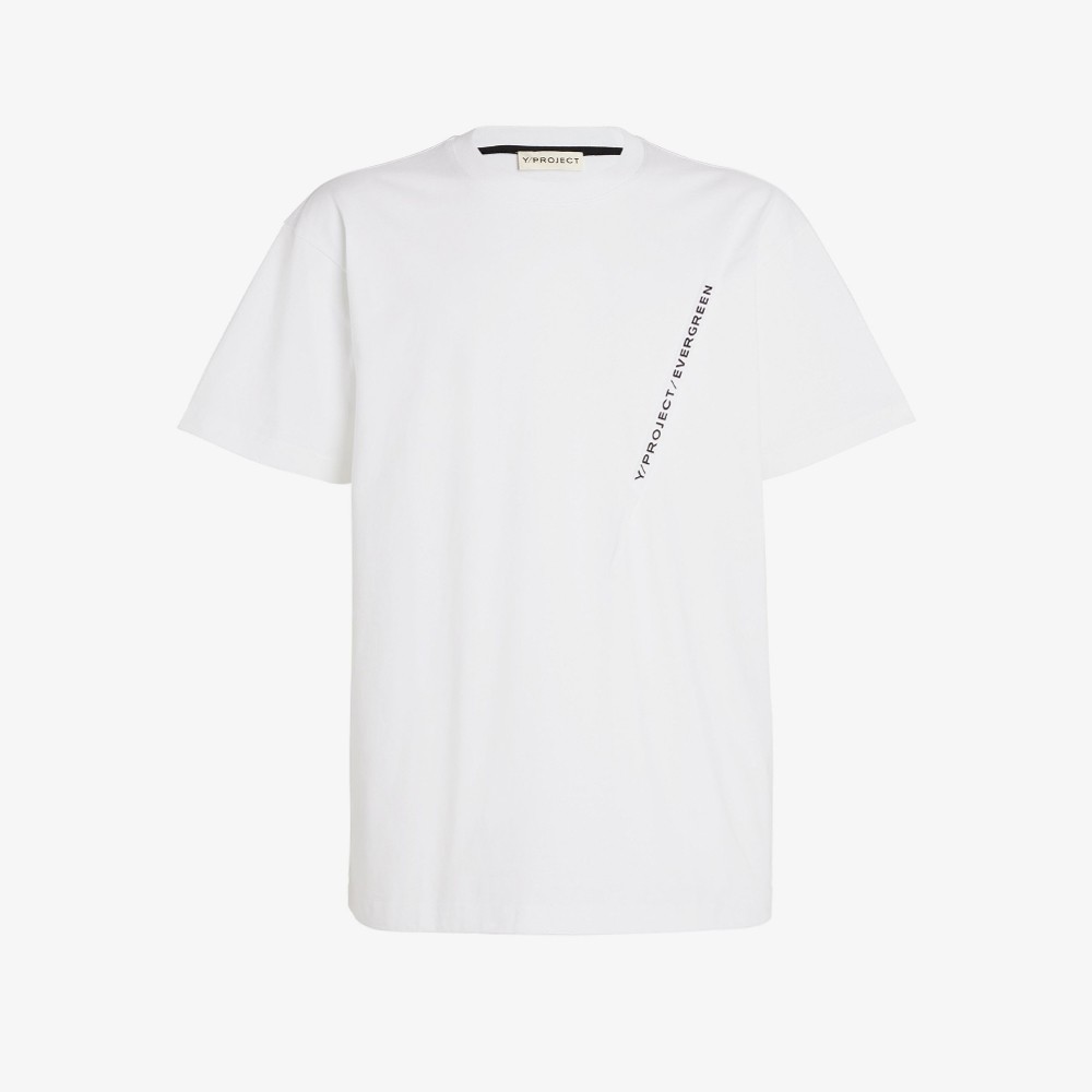 Evergreen Pinched Logo T-Shirt 'White'