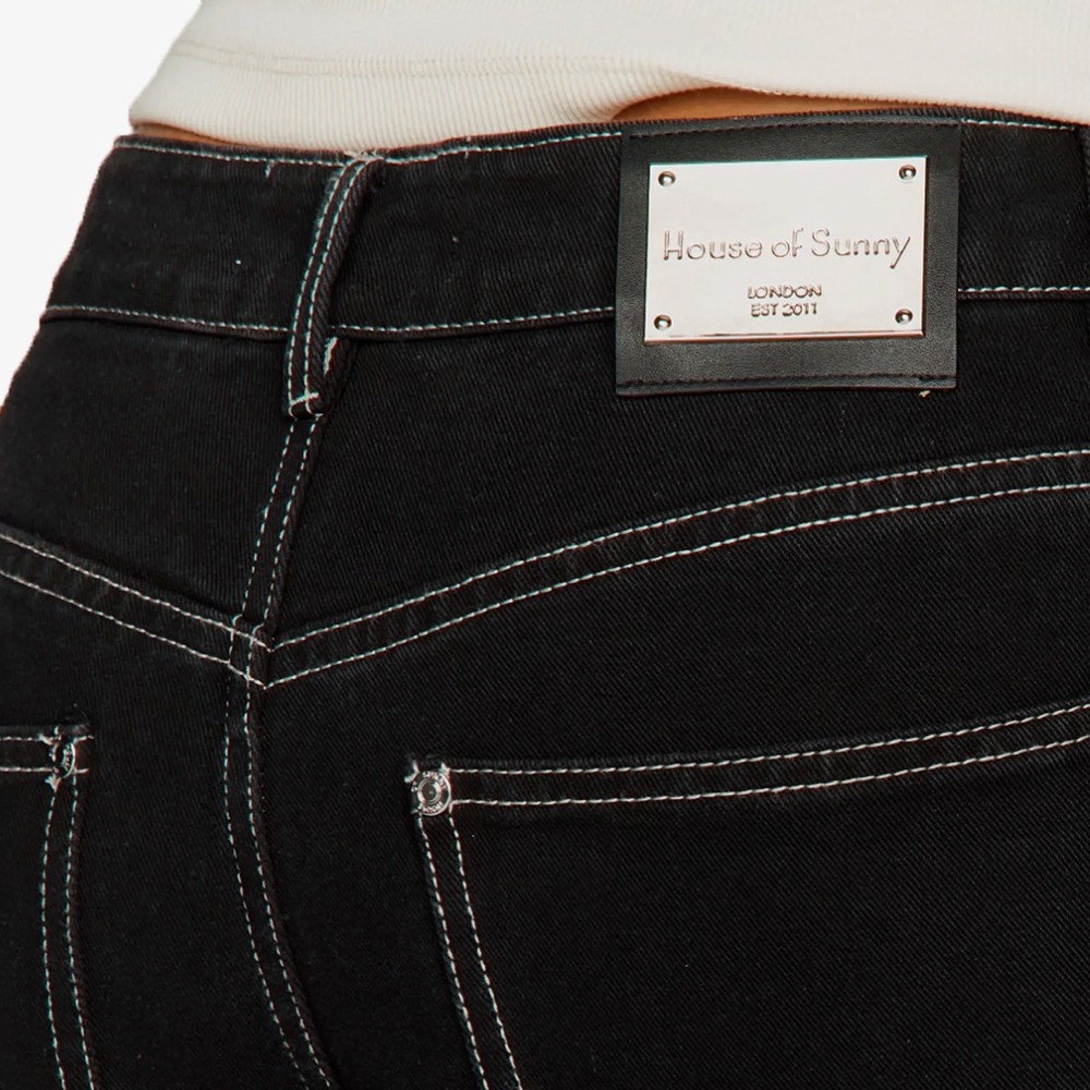 13OZ Carpenter Straight Leg Denim 'Jet Black'