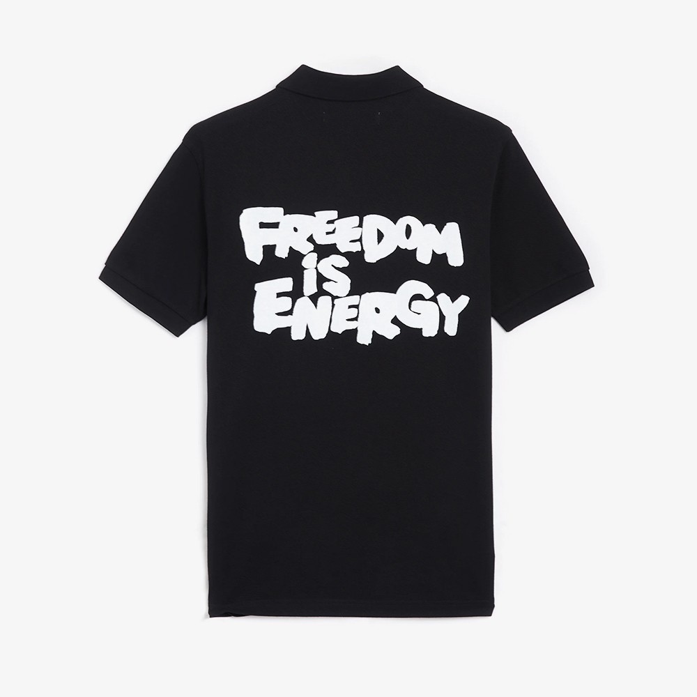 Fred Perry Freedom Is Energy Polo Shirt 'Black'