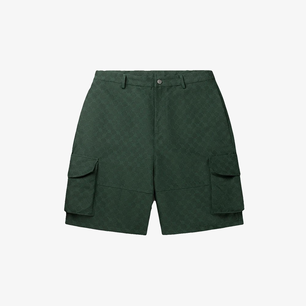 benji monogram cargo shorts