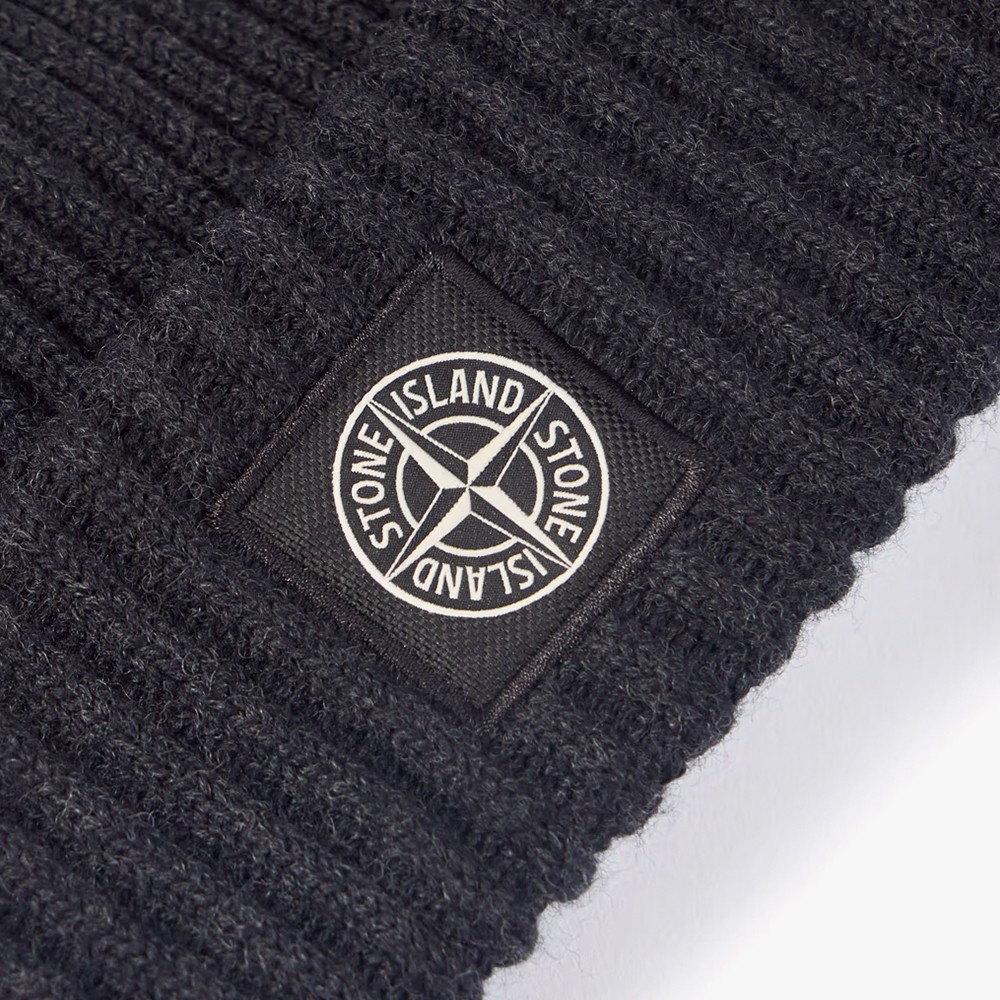 Full Rib Rws Wool 'Charcoal Grey Melange'