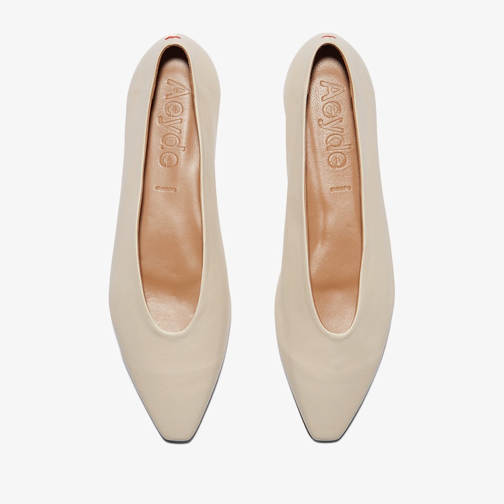 Betty Nappa Leather 'Cream'