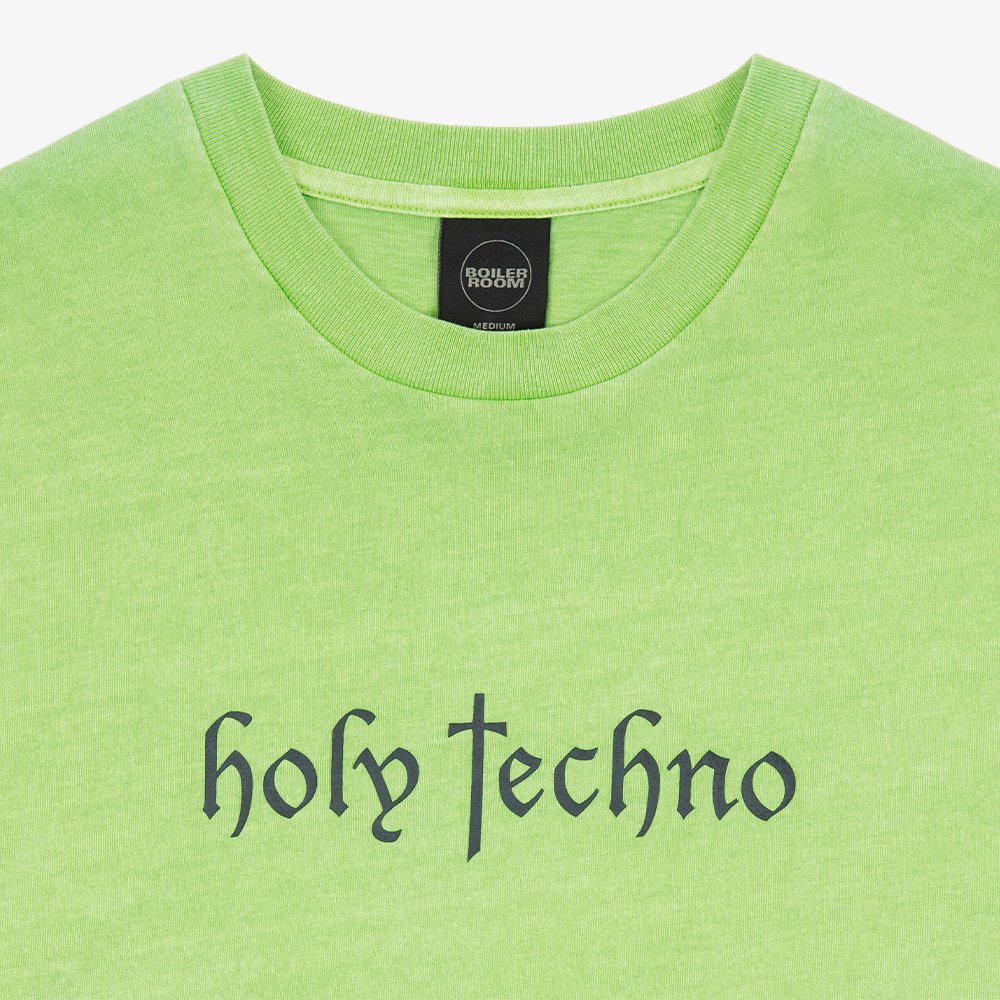 Holy Techno T-shirt 'Lime Green'