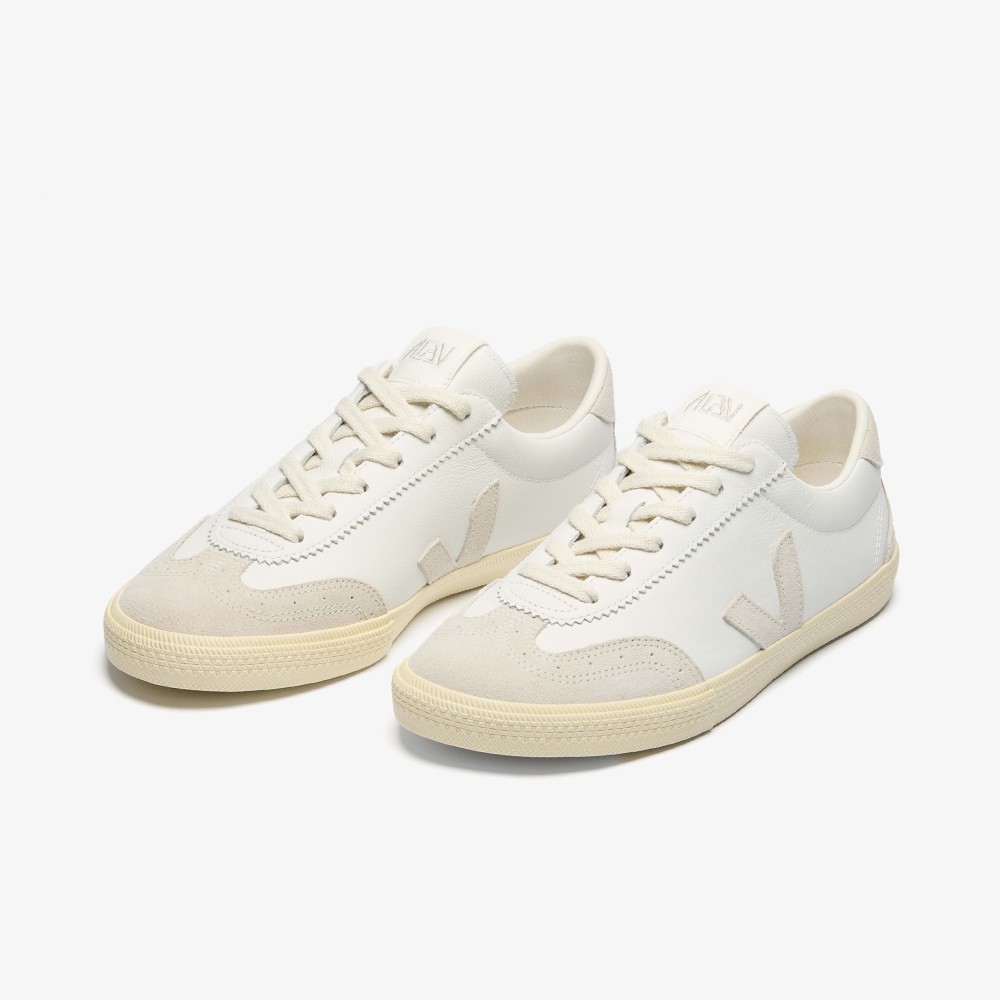 Volley Leather 'White Natural'