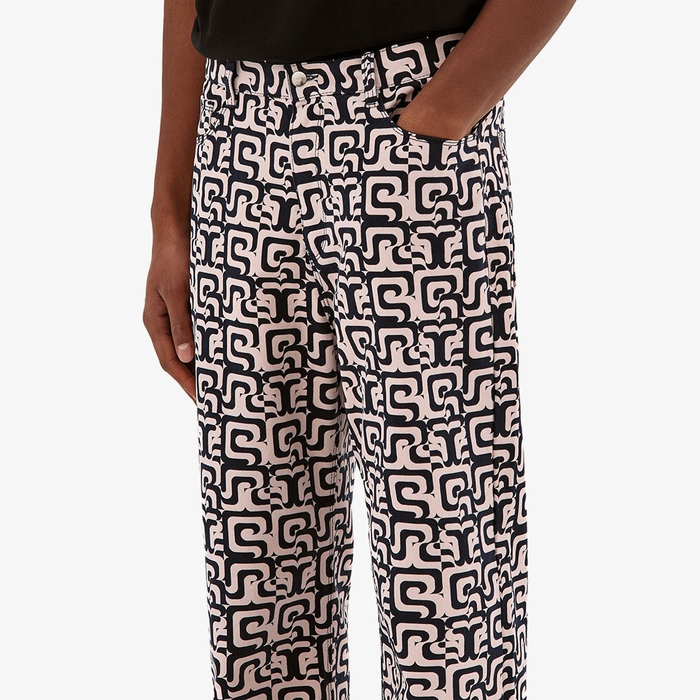 Printed Abstract Arte Pants