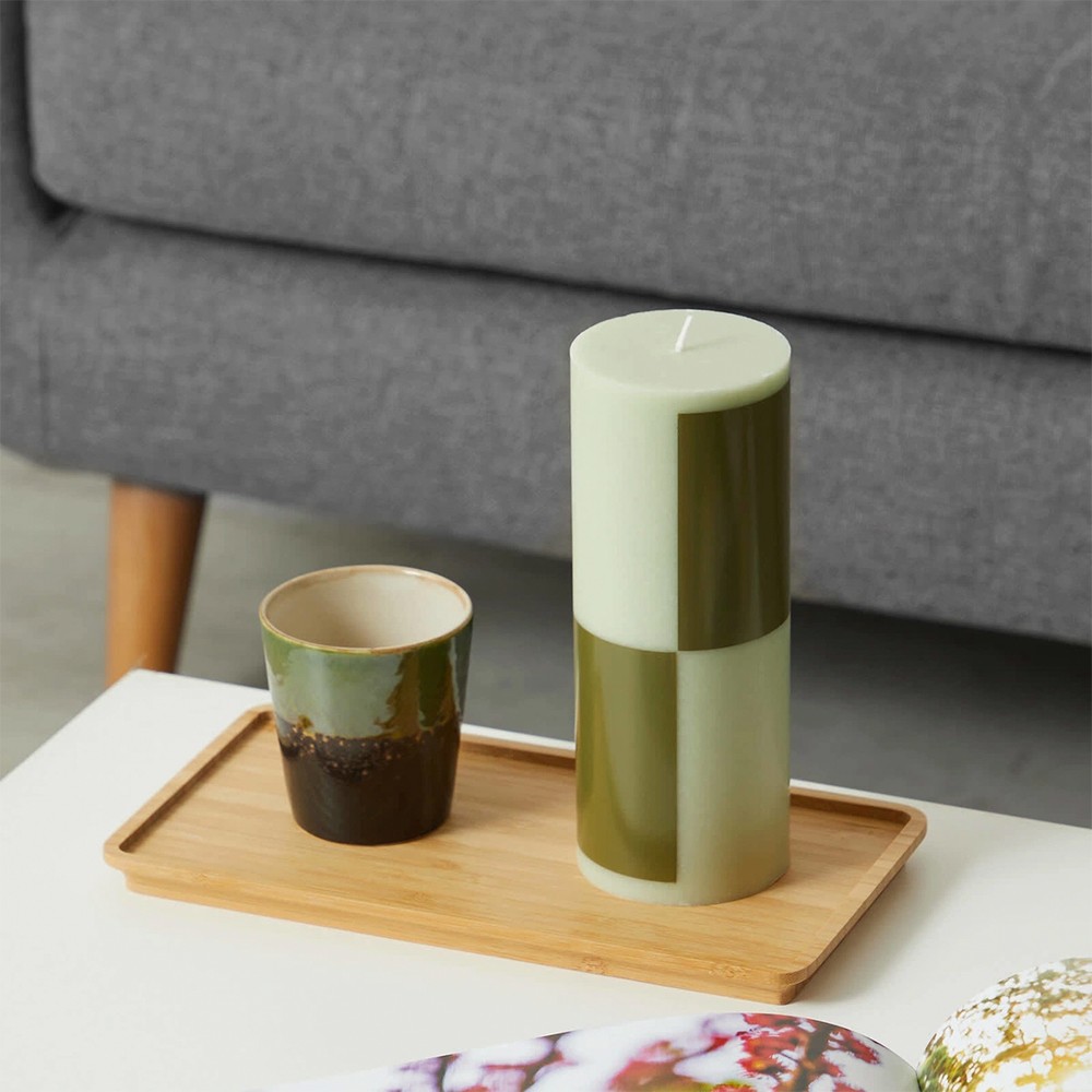 Column Candle-Medium 'Light Green'