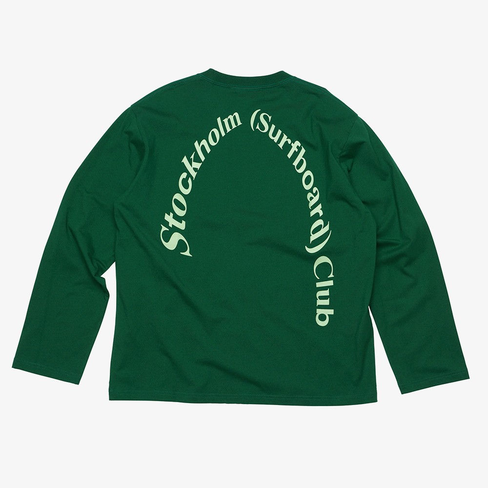 Back Logo Longsleeve 'Avocado Green'