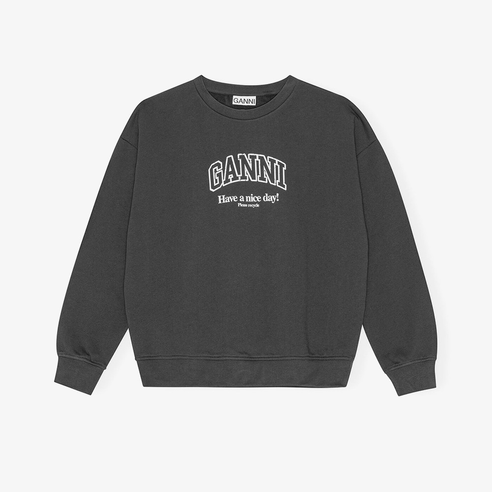 Isoli Ganni Oversized Sweatshirt 'Grey'