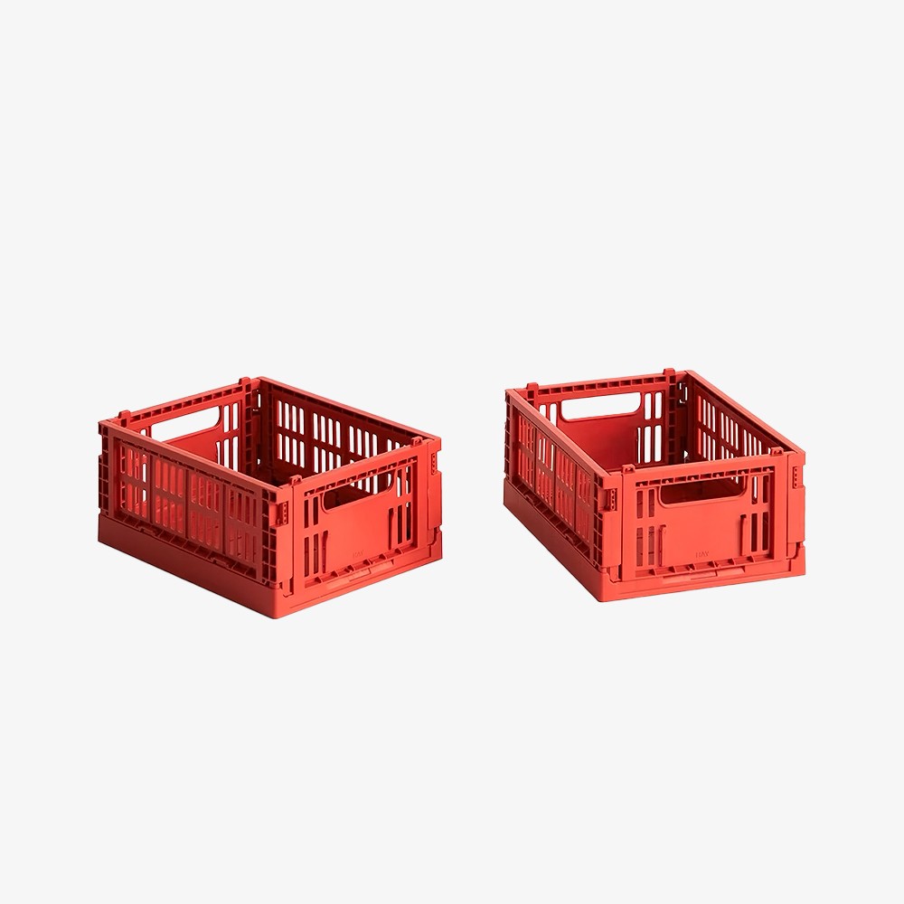 Colour Crate Mini-Set of 2 'Red'