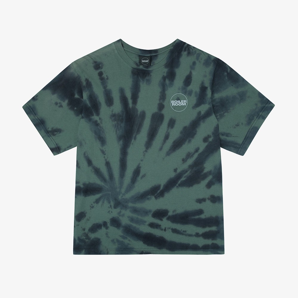 Core Logo Tie Dye 3M T-shirt 'Green'