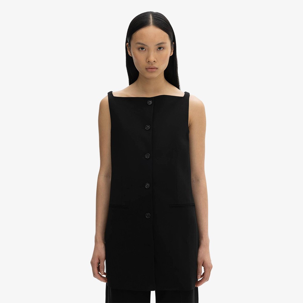 Tailored Squared Top 'Black'