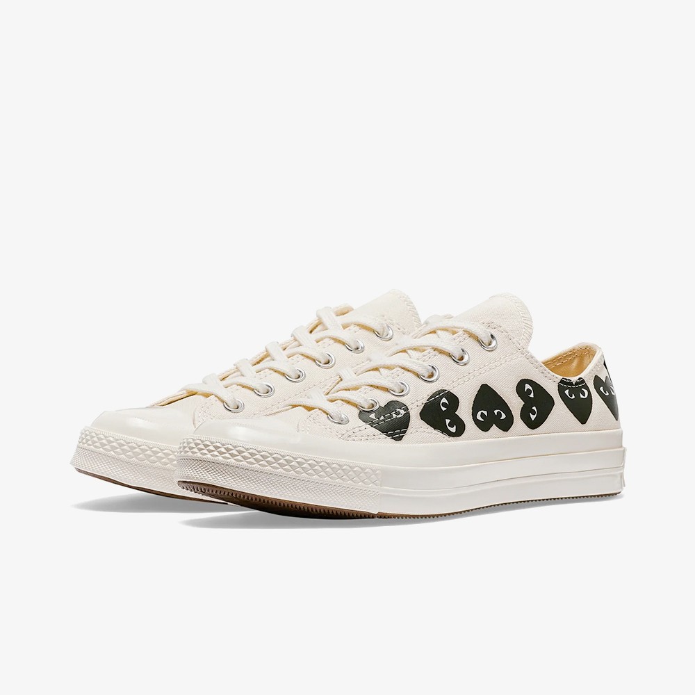 Multi Black Heart Chuck Taylor All Star '70 Low 'White'