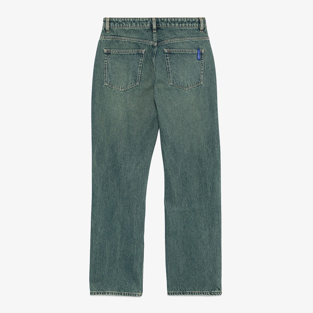 Crowd Trousers 'Green Denim'