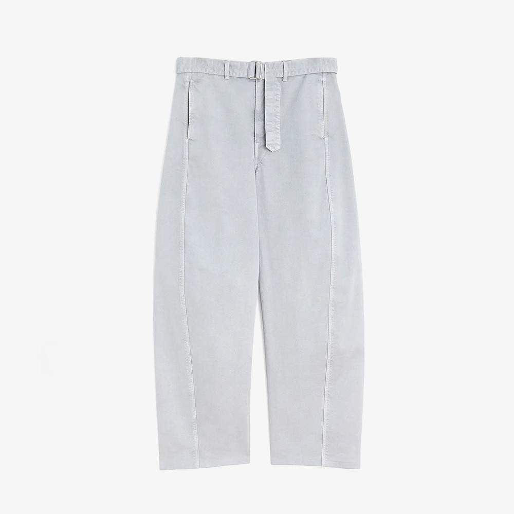 Twisted Belted Pants 'Snow Heavy Denim'