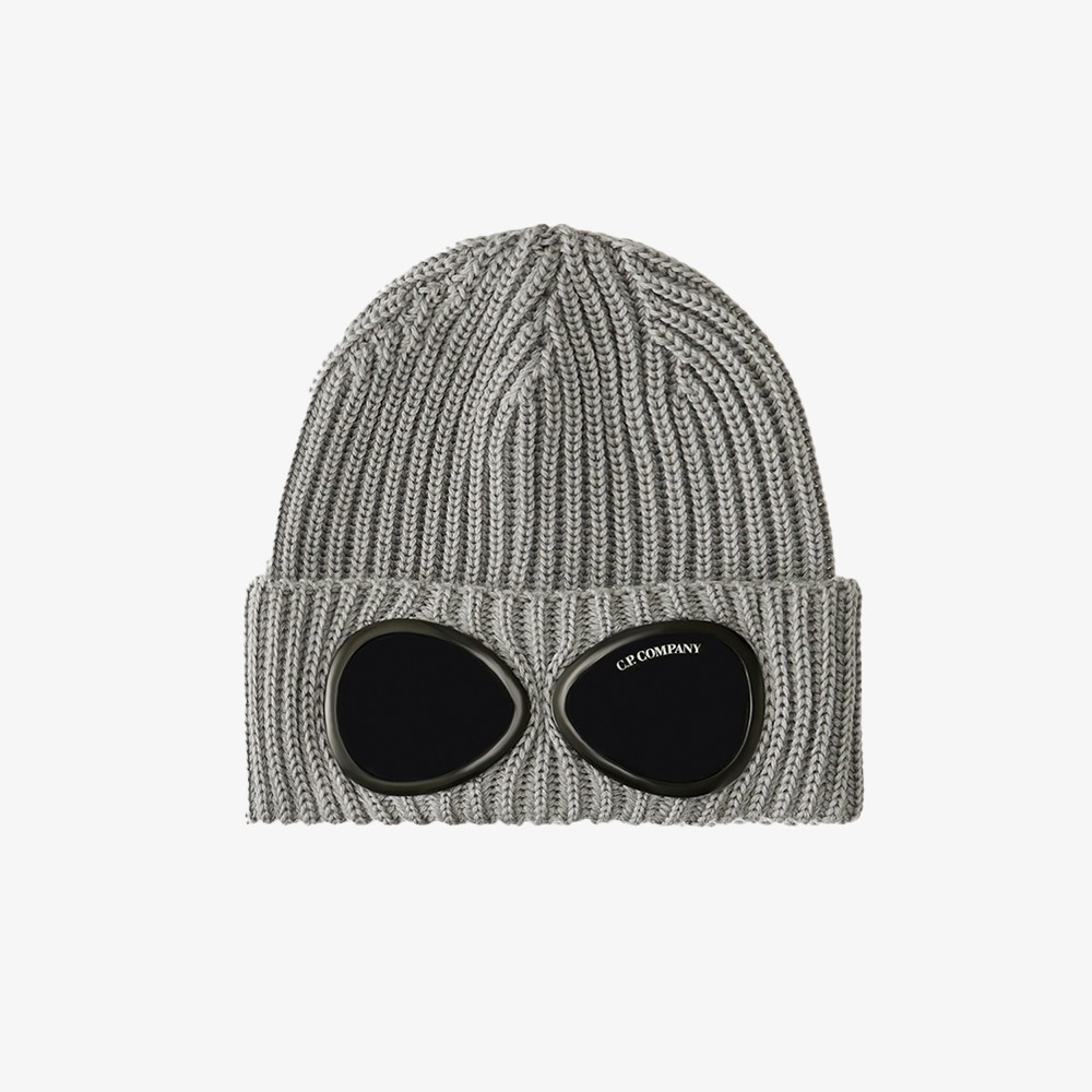 Extra Fine Merino Wool Goggle Beanie 'Griffin Grey'