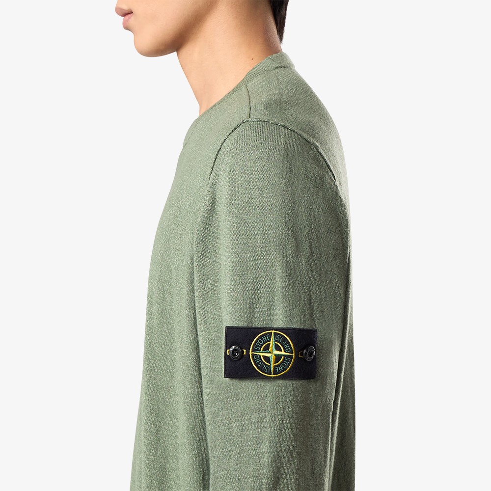 Organic Cotton Crewneck 'Sage Green'