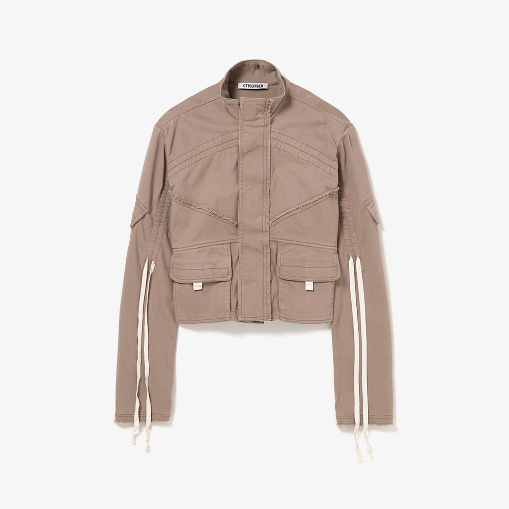 Cropped Cargo Jacket