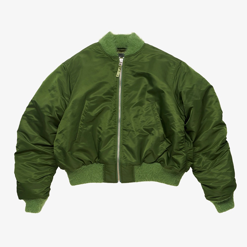 Nylon Bomber Jacket 'Green'