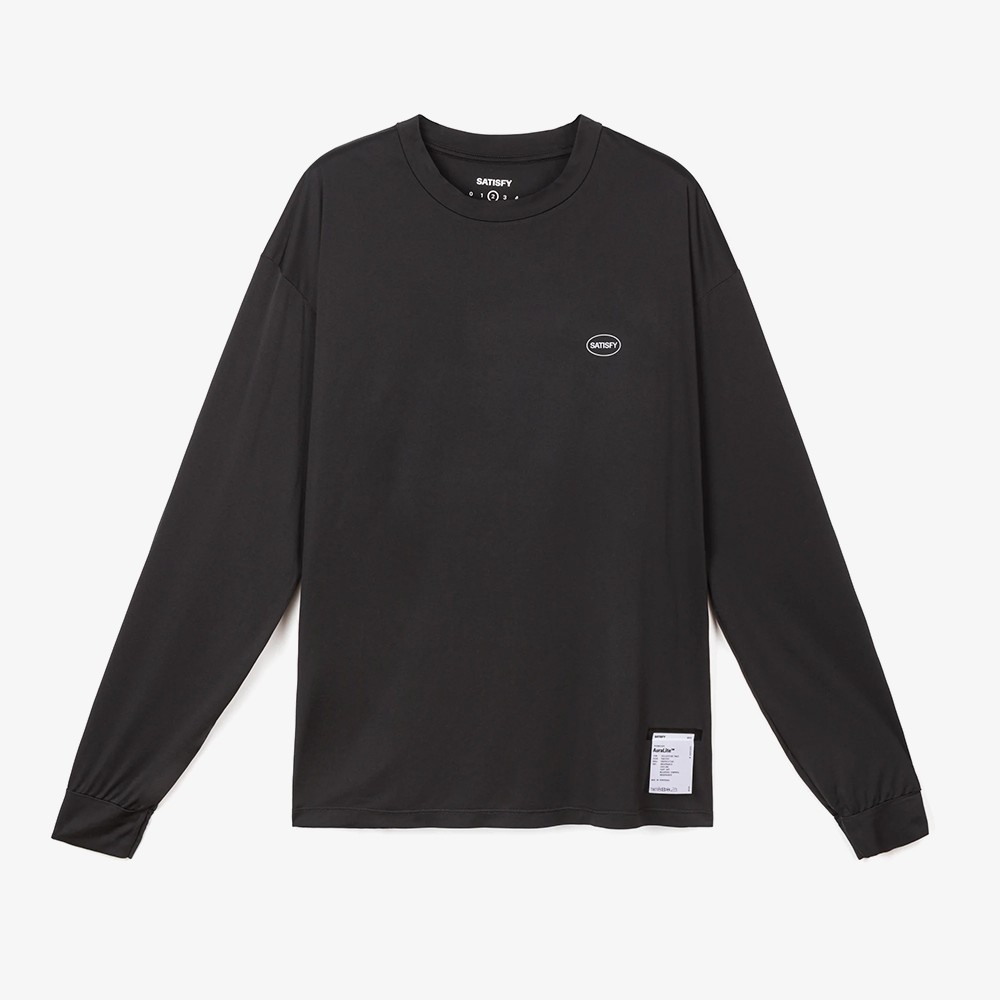 AuraLite Long Tee 'Black'