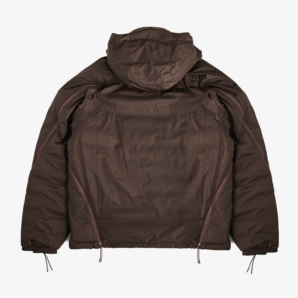 Metropolis Series Pertex® Hooded Bloom Down Jacket 'Brown'