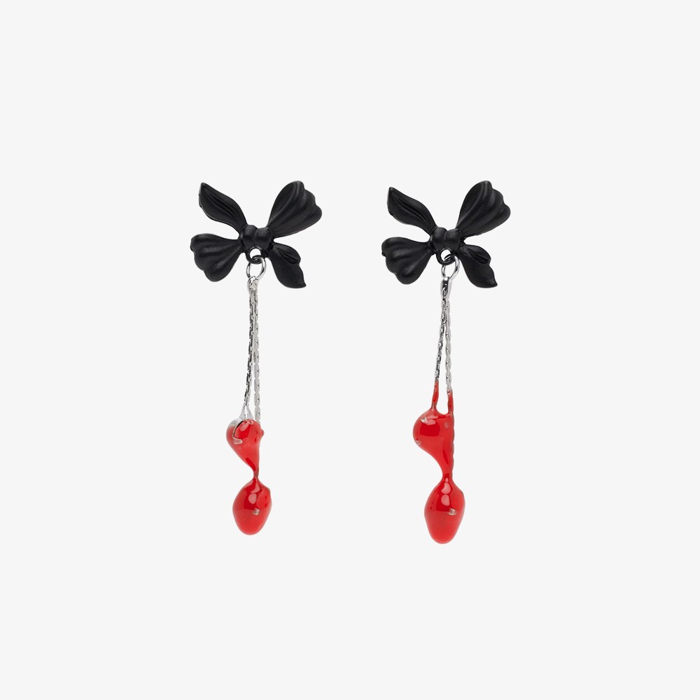 Dipped Ribbon Earring