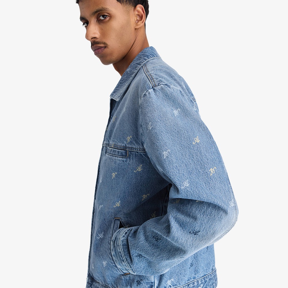 Signature A Denim Jacket 'Light Blue'