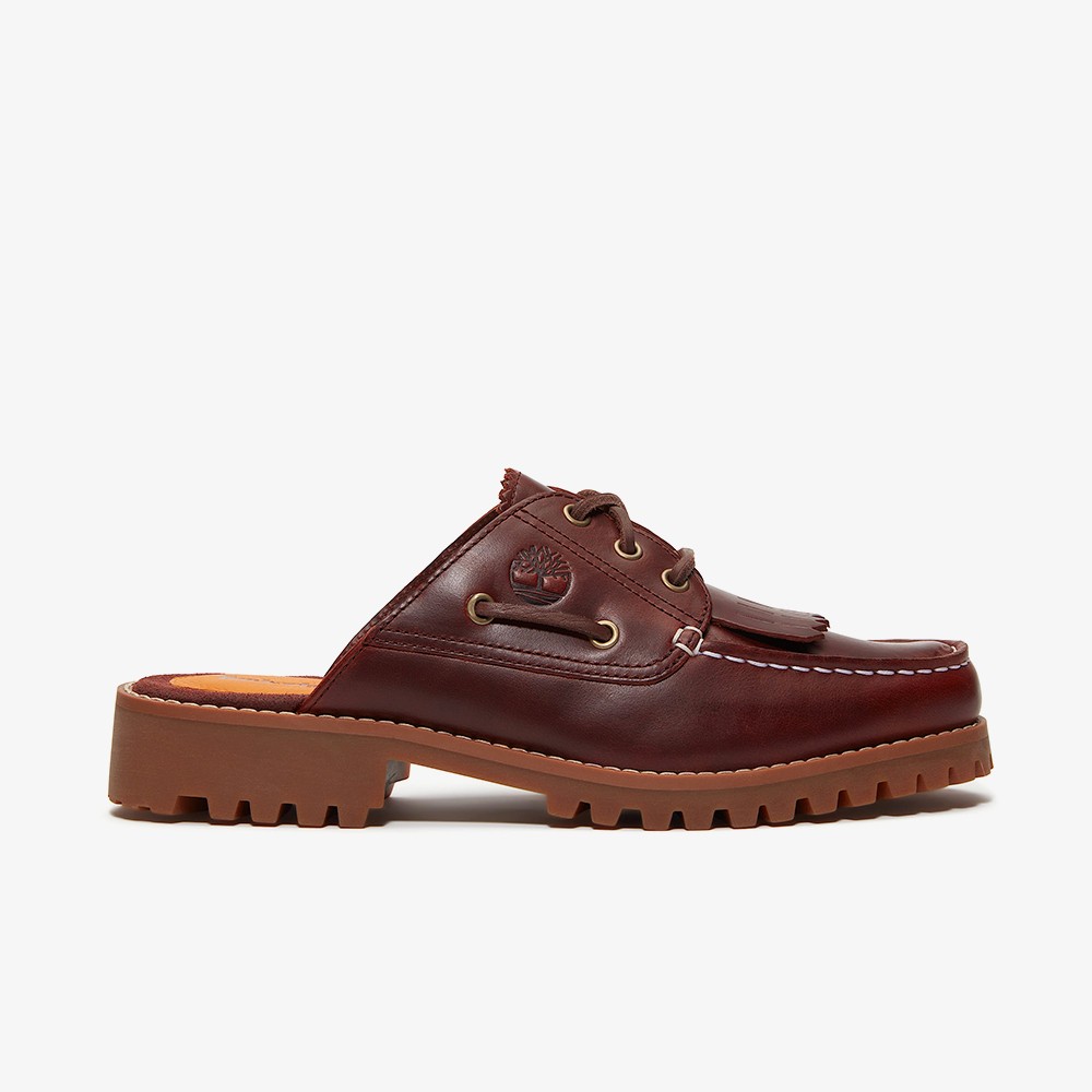 W' Noreen Mule Shoe 'Burgundy Full Grain'