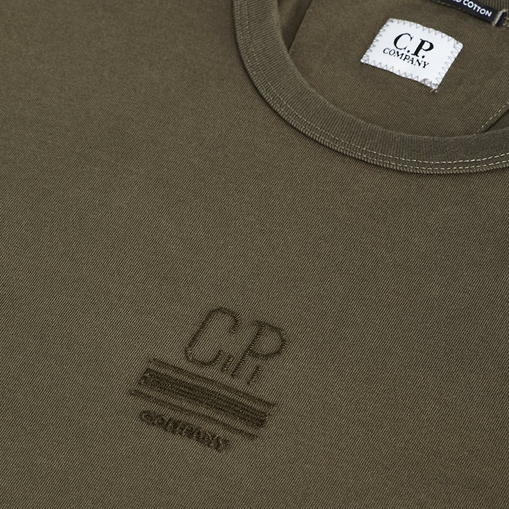 Jersey Twisted Small Logo T-Shirt 'Army Green'