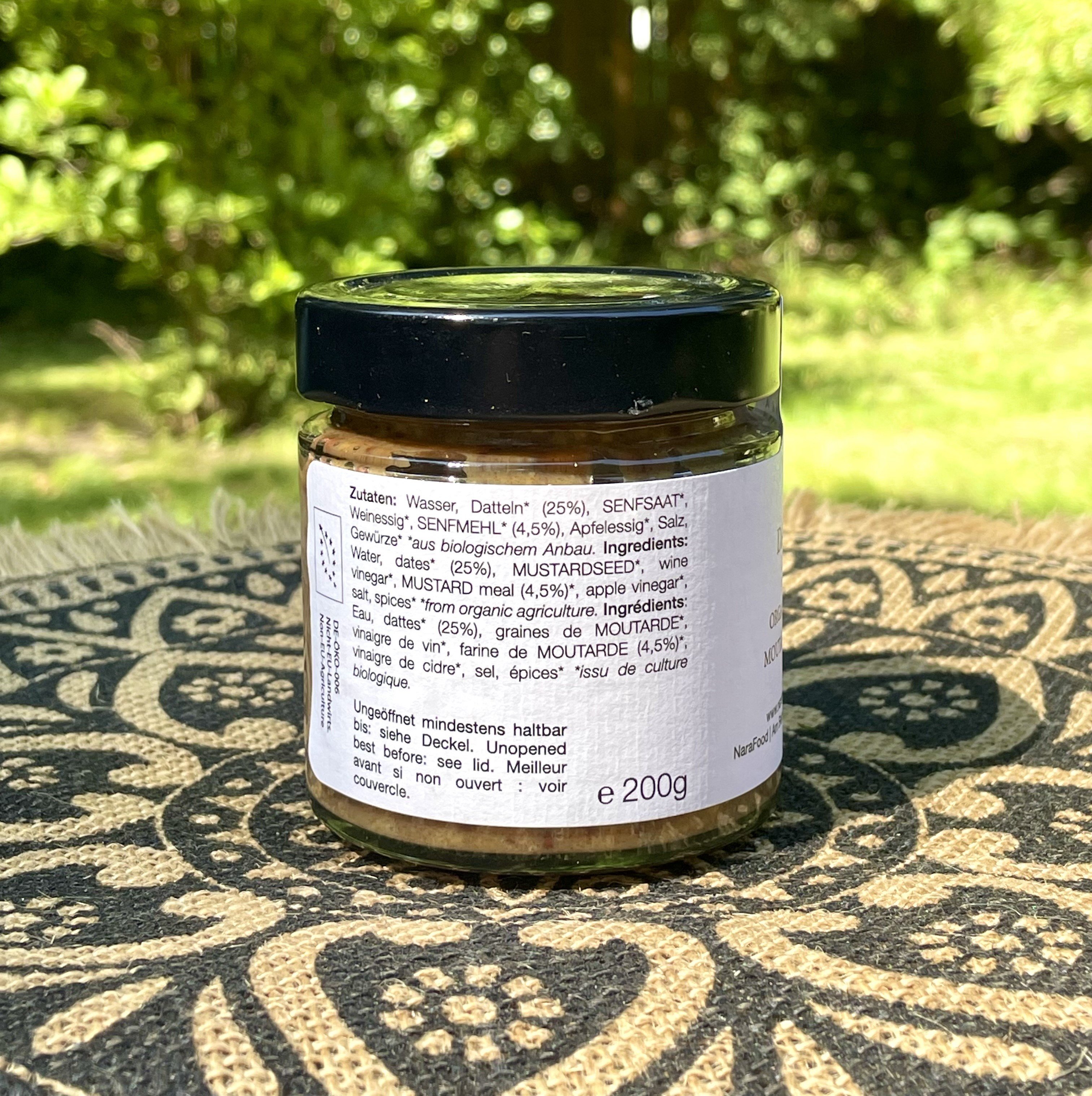 Dattelsenf Bio, Rohkost 200g
